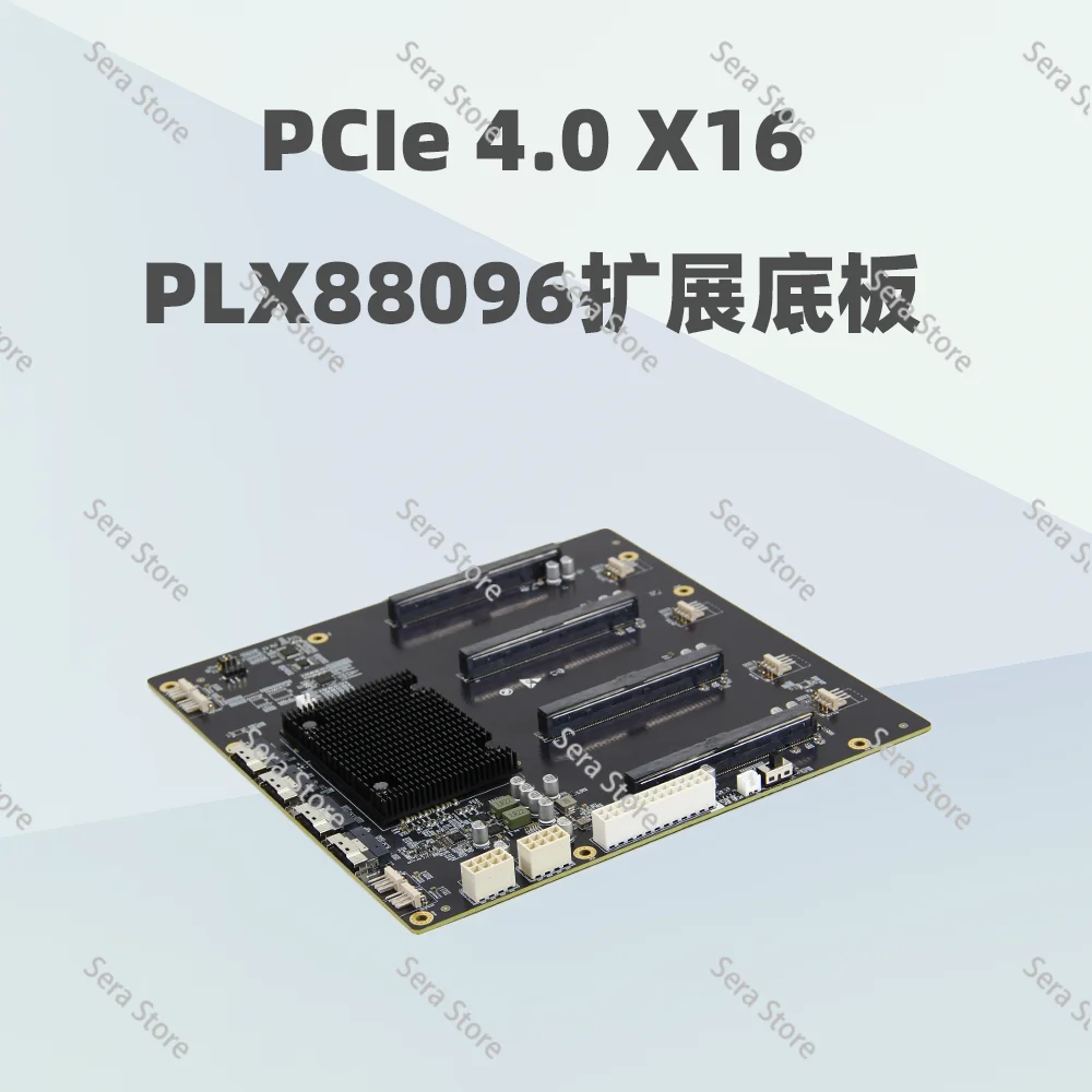 PLX88096 PCIe 4.0 4 GPU Expansion Switch Card 65mm Wide GPU Backplane for AI Workstation Server