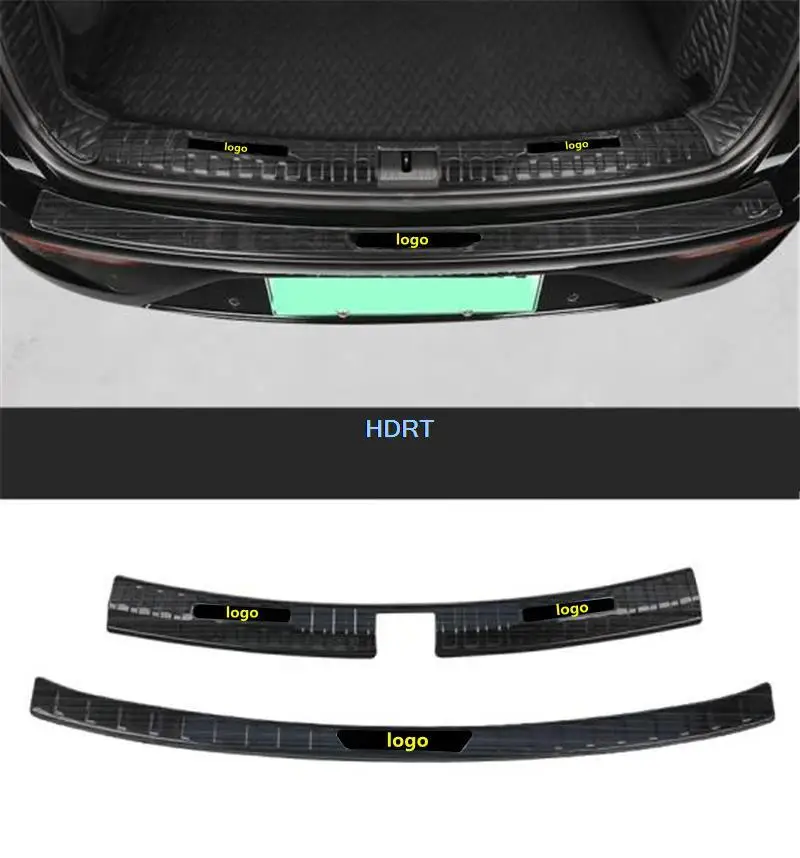 

Car Style Rear Bumper Guard Protector Decoration Accessories Exterior Sticker Trunk Plate Cover Trim Frame For Voyah Free 2021 +