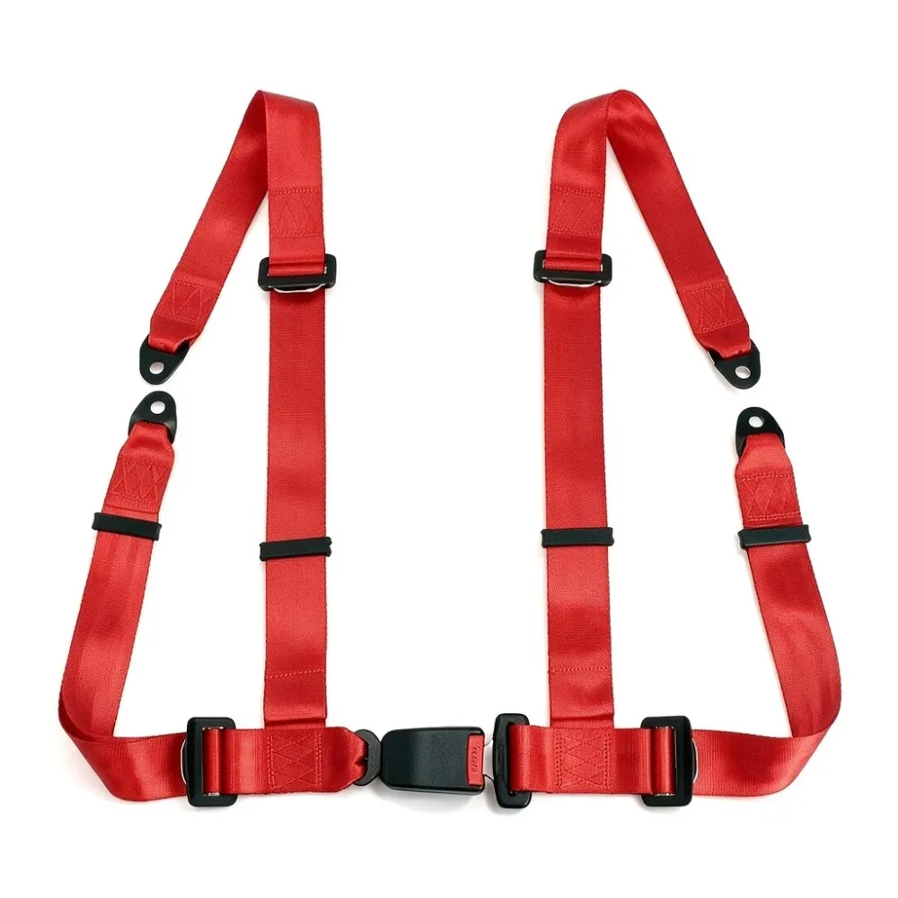Car Safety Racing Harness Seat Belt Sports Camlock Shoulder Strap W/ Nylon 4 Point Fixing Mounting Quick Relea Bestseller