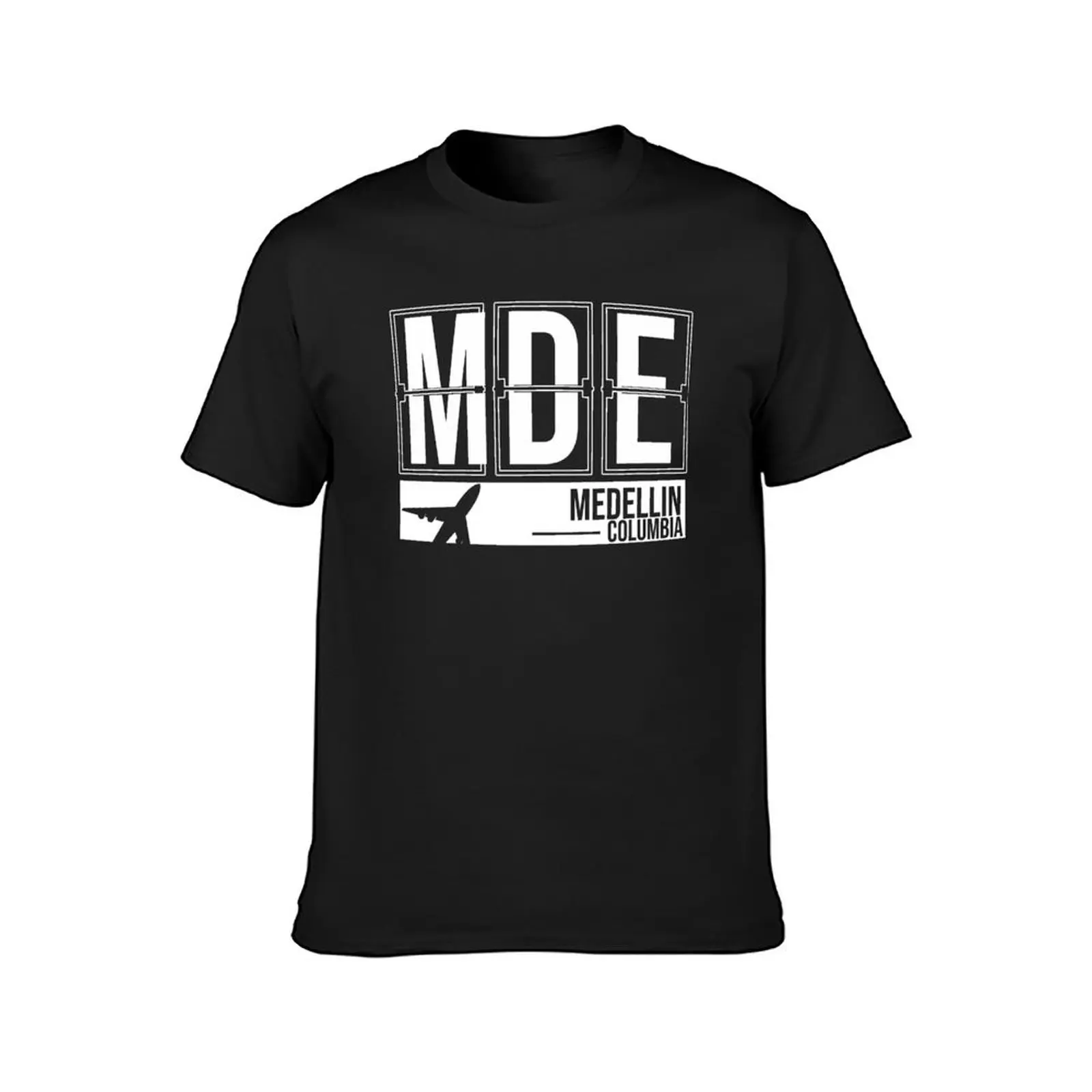 MDE - Medeellin - Jose Marria Cordova International Airport - Gift or Souvenir T-Shirt quick drying T-shirt men