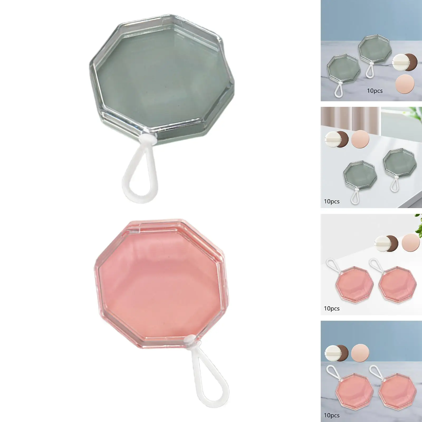 Poederdons opbergdoos Lege schoonheid Beschermende container Organizer Case Herbruikbare houder Cosmetische spons voor dagelijks gebruik Reizen