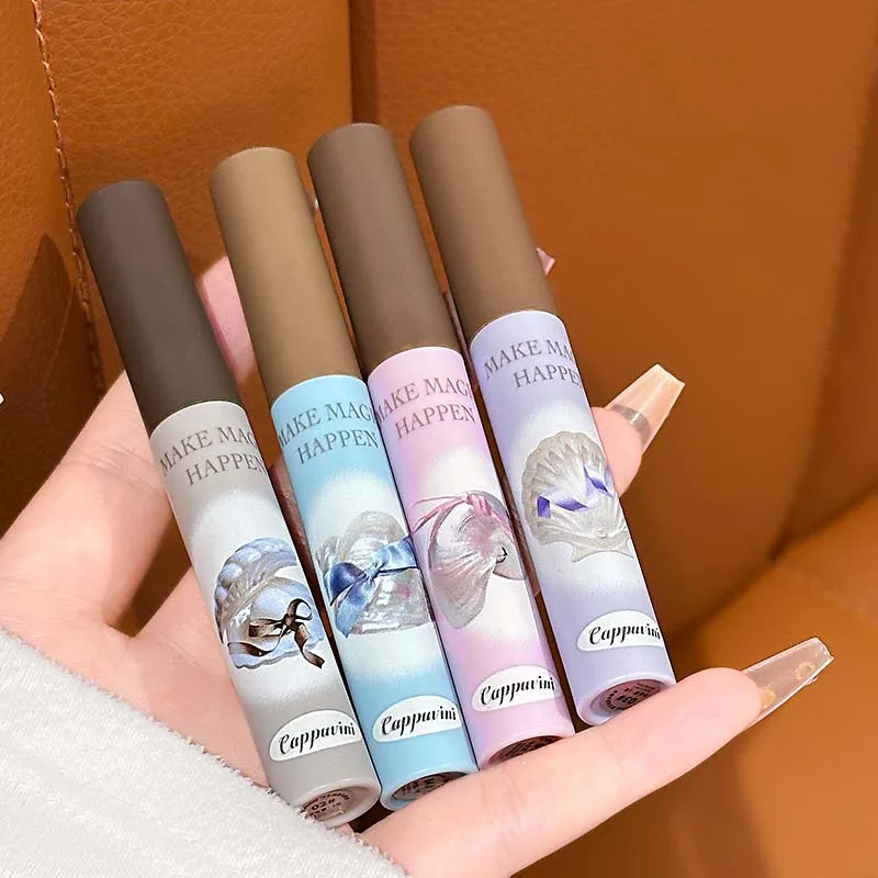 Creme de tingimento de sobrancelha fosco aveludado, secagem rápida, à prova d'água, sem manchas, matiz de sobrancelha para iniciantes, maquiagem natural de sobrancelha