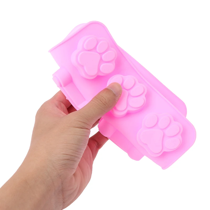 /KQM/Silicone Baking Mold Dog Bone Dog Footprint Cake Mold Food Grade Baking Mould