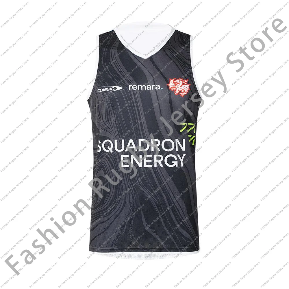 

Classic Dragons 2025 Rugby Jersey Boys Sportwear Home Clothes Tee Men T Shirt Tank Top Waistcoat Vest Men's Training Single Hot