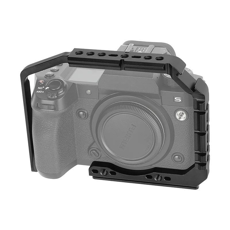 

CAMVATE Full Camera Cage for FUJIFILM X-H2S with Arca-Style Base & NATO Rail Connections &Shoe Mount for Photography Accessories