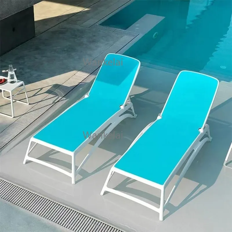 for Comfortable Aluminum Outdoor Courtyard Chaise Swimming Pool Sun Bed for Beach