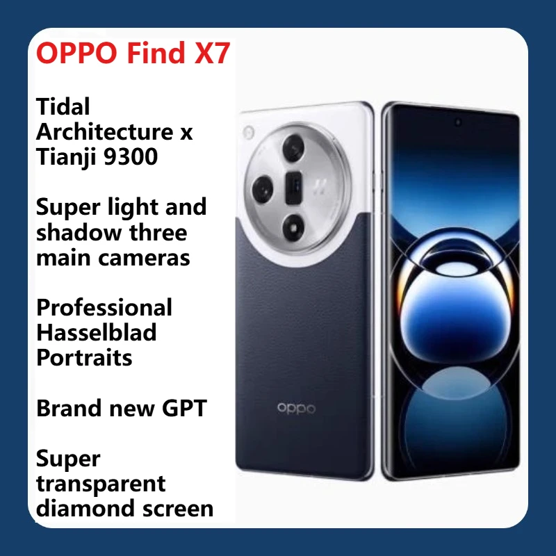 هاتف OPPO Find X7 الذكي بدقة 50 ميجابكسل وكاميرا فائقة بشاشة 6.82 بوصة AMOLED 120 هرتز وشحن سريع 100 وات وبطارية 5000 مللي أمبير في الساعة إصدار عالمي غير مقفول #2
