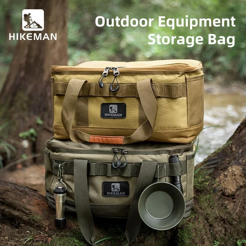 

Outdoor Camping Equipment Bag Large Capacity Miscellaneous Bag Oxford Cloth Anti Collision Organizer Box Travel Storage Bag