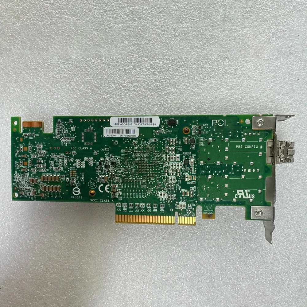 LPE16000 16G Single-port Optical Fiber Card