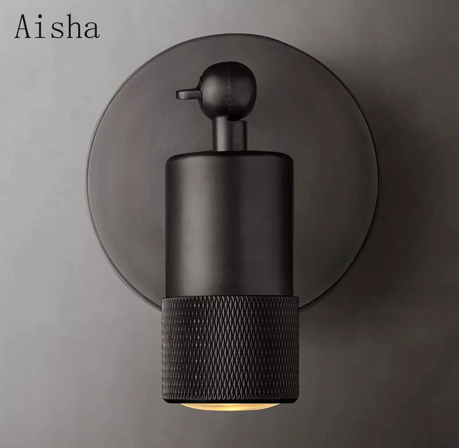 Aluminum Wall Lamp Copper / Black / Chrome Minimalist Sconce Can Adjustable Direction Living Room Wall Bedroom Closet Decorative