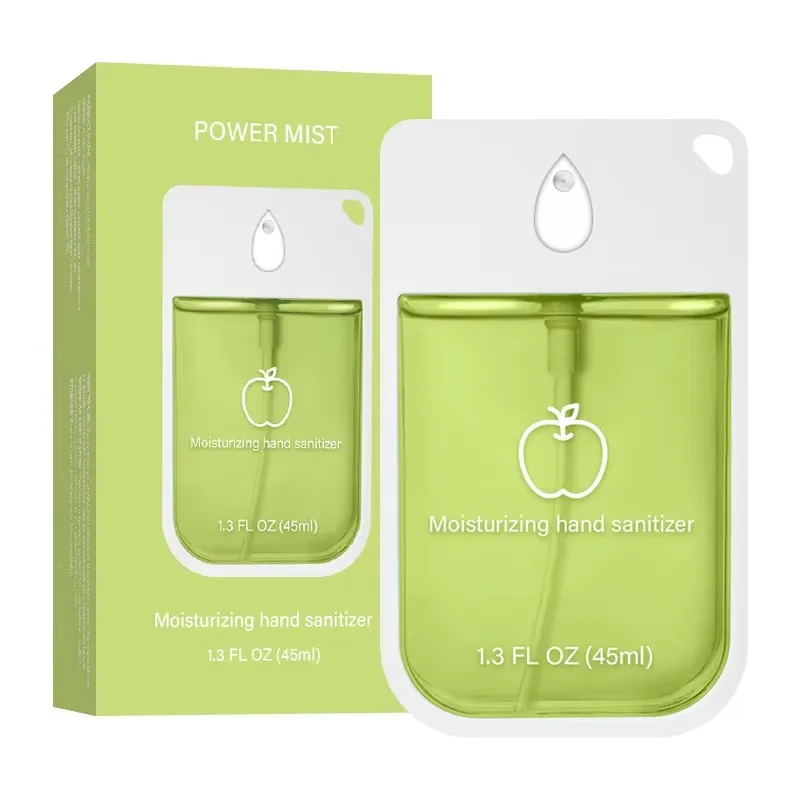 Reissetje handdesinfectiespray (1-6 stuks) - Alcoholvrij & hydraterende gel, 45ml flesjes voor onderweg, kantoor & dagelijkse verzorging.
