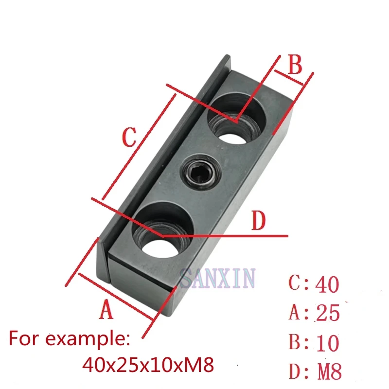 Imagem -04 - Torno Turning Tool Press Block Trilho Inclinado Cnc Fixture Tool Pad Torre Wedge