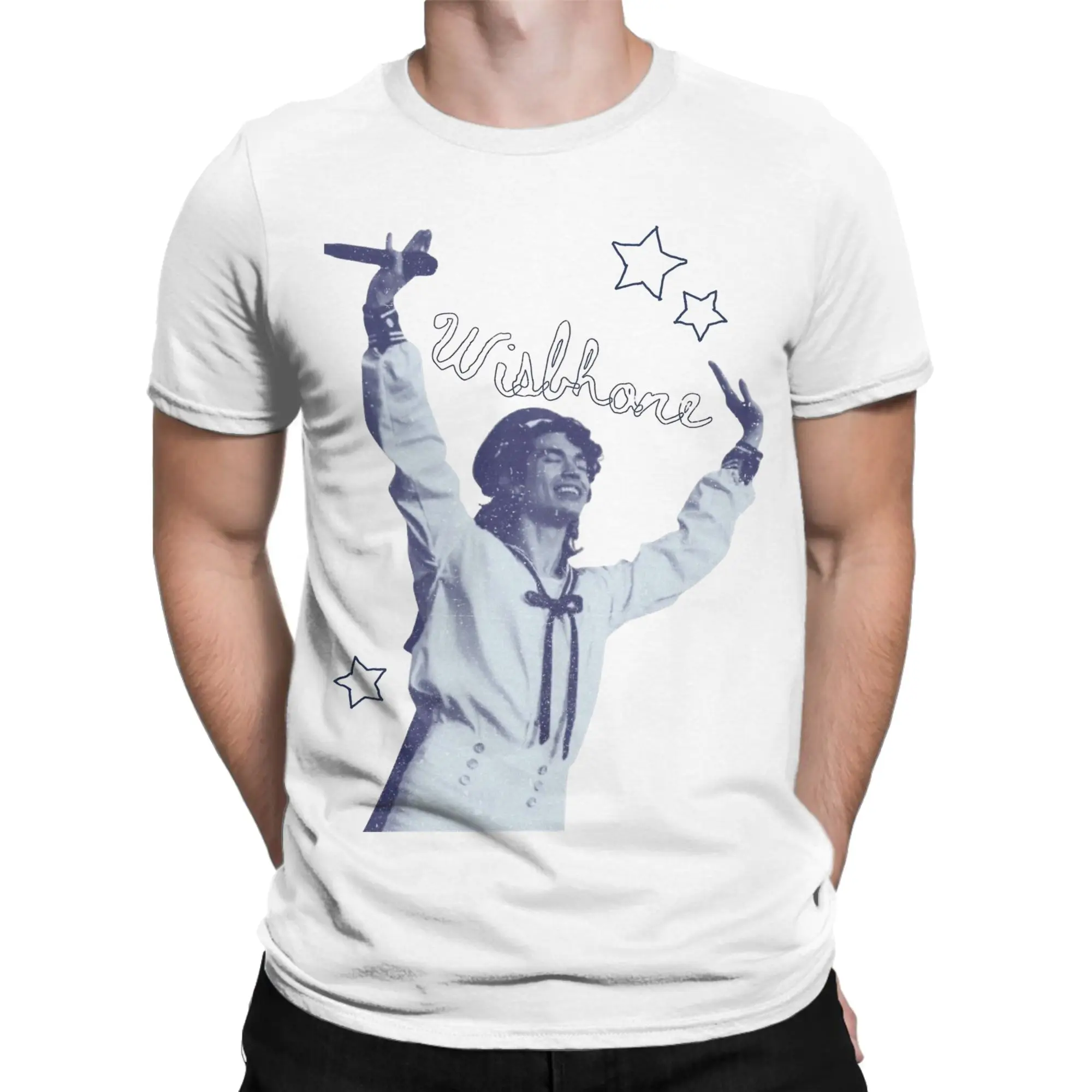 Men T-Shirt Wishbone Conan Gray Vintage Pure Cotton Tees Short Sleeve  T Shirt Round Neck Clothes Printed