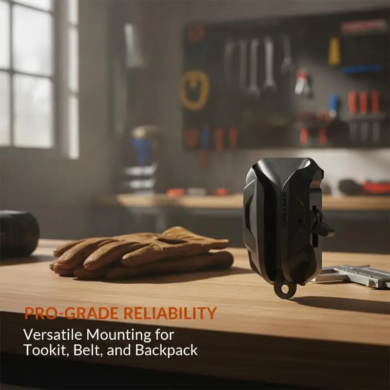 Self Locking Quick Release Drill Belt Clip Heavy Duty Tool Hook for Screwdriver Outdoor Maintenance Workers