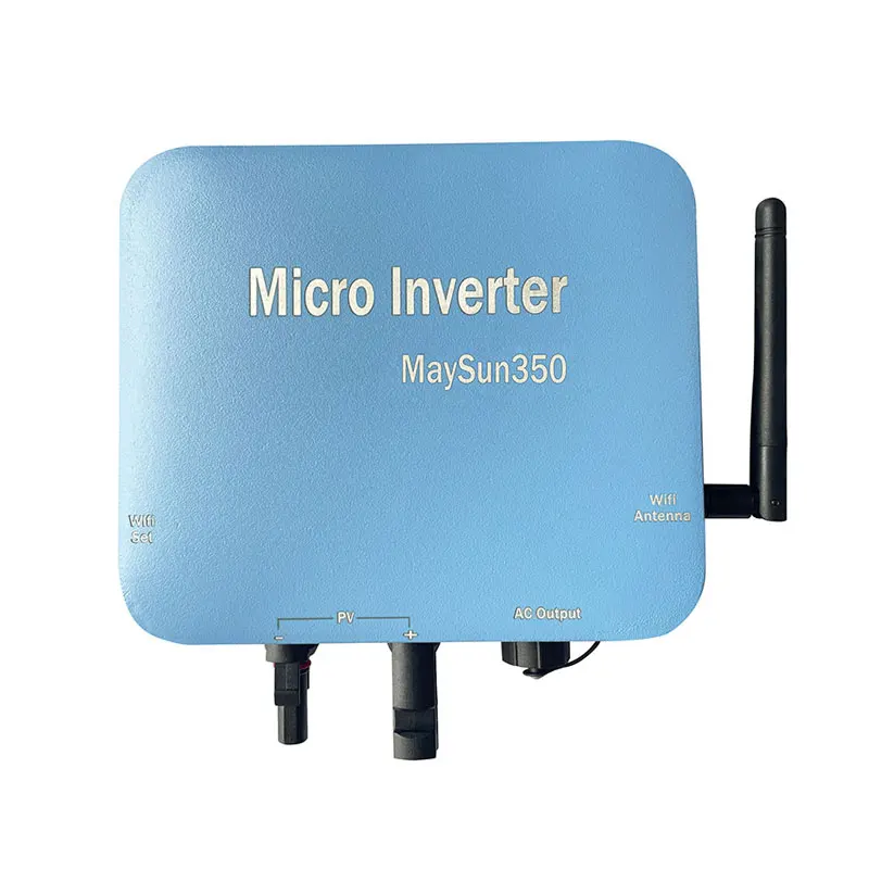 Solar Panel On Grid Tie Micro Inverter 350W Balcony Solar System Plug and Play 220V Home Balcony On Grid PV Kit