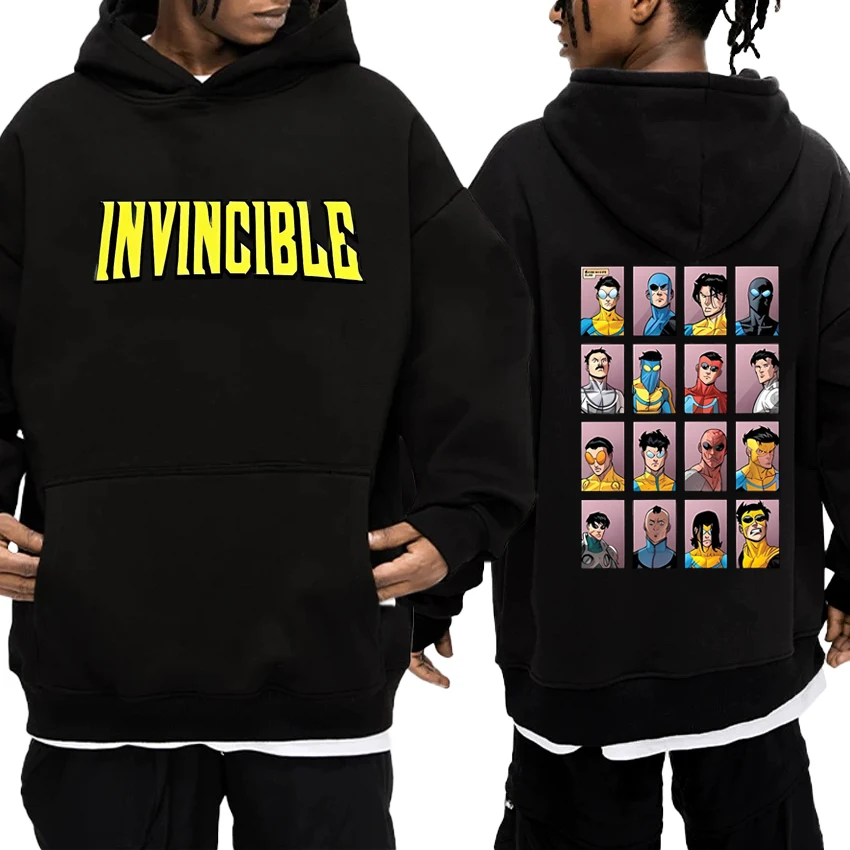 

2025 New in Invincible Variant Graphic printed Hoodies Autumn Winter Men women harajuku Casual Sweatshirt Unisex Fleece pullover