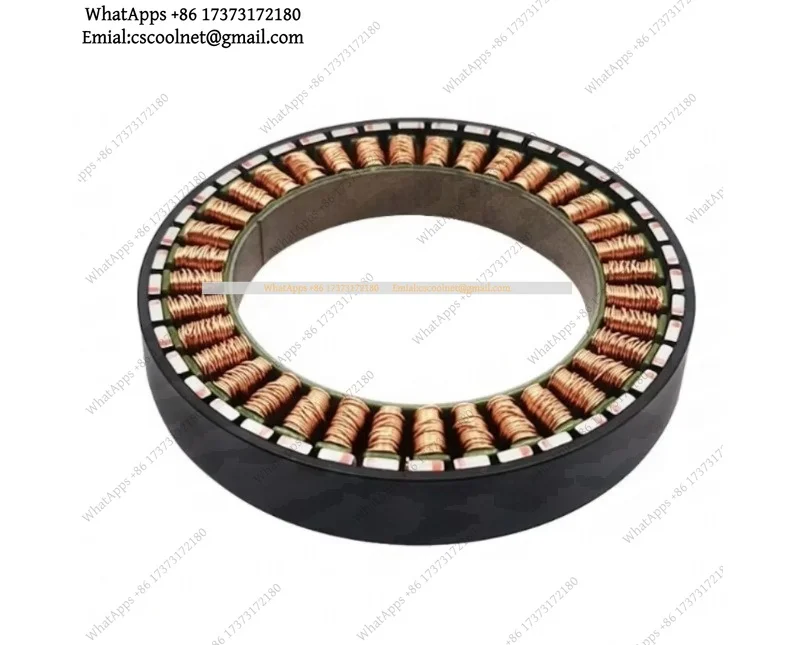 JS02 WK8110 Large Diameter Ultra-thin External Rotor Frameless Torque Motor Simulation Robot Joint Drive Module