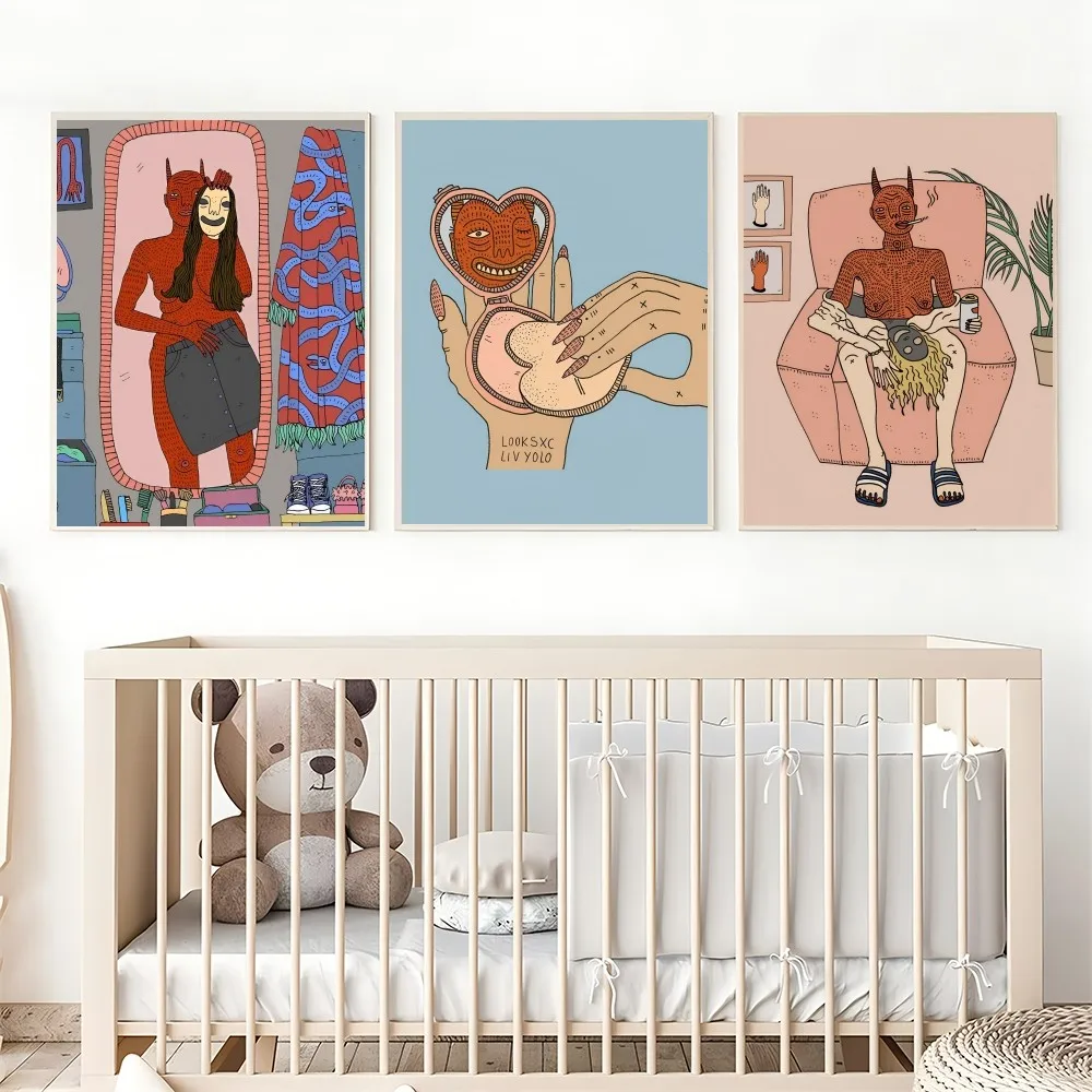 ملصق فني ذاتي اللصق ، ملصق ورقي مقاوم للماء ، ديكور حائط ، قهوة ، منزل ، بار ، غرفة ، بولي سو ، 1 * *