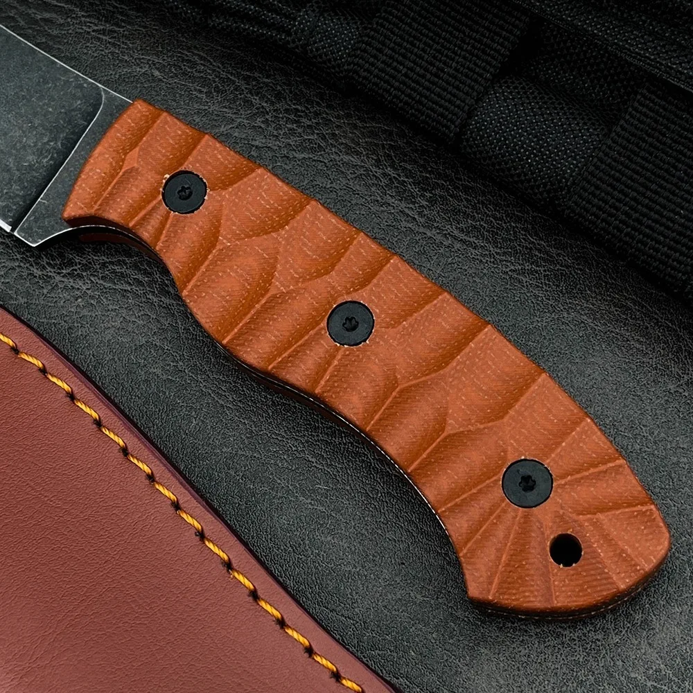 Portable Wilderness Fixed Blade Knife Outdoor Utility Backpack Straight Knife Camping Hiking BBQ Essentials EDC Pocket Knives view 5