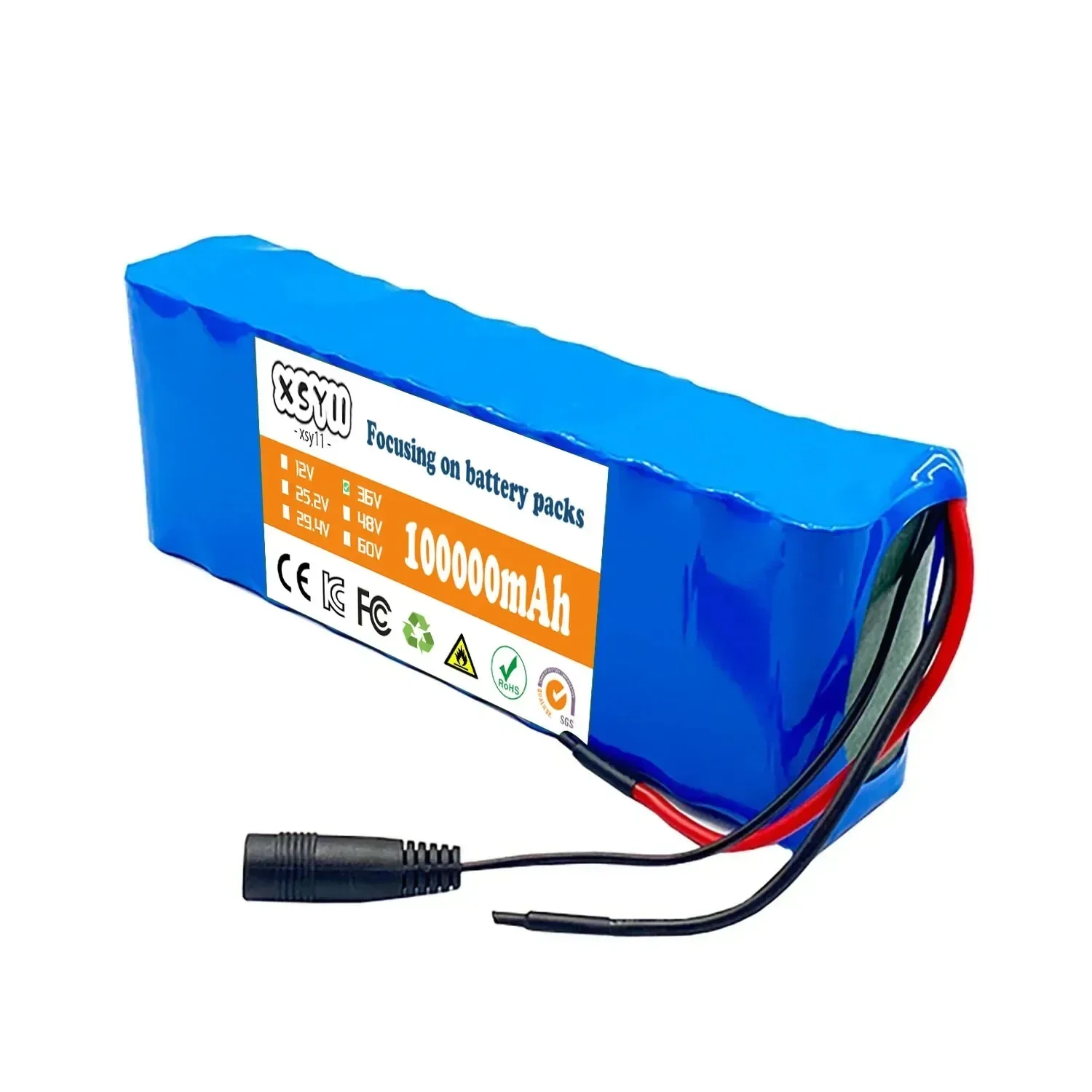 10S2P 36V 100000mAh 36V Electric Scooter Battery Lithium Electric Scooter 500W Electric Scooter Battery 36v 10s2p Battery