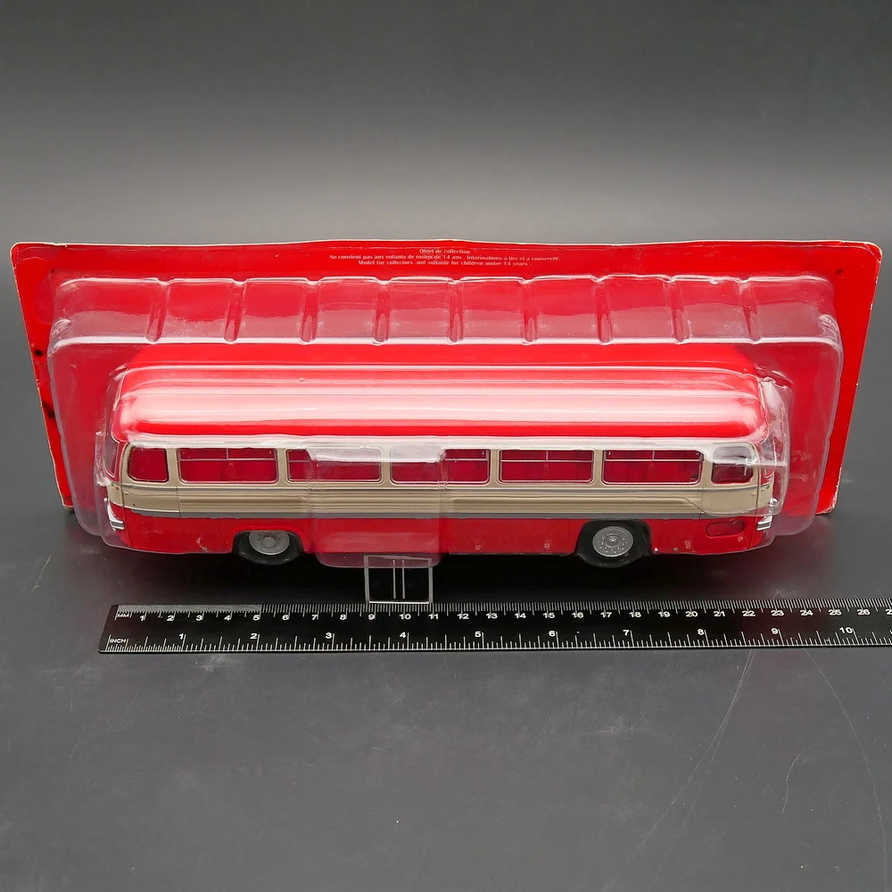 

Diecast Ixo 1:43 Scale Bus French Legend Grand Bus Car Model Nostalgic Toy Car Chausson Ang Alloy Car Model Collectible Toy Gift