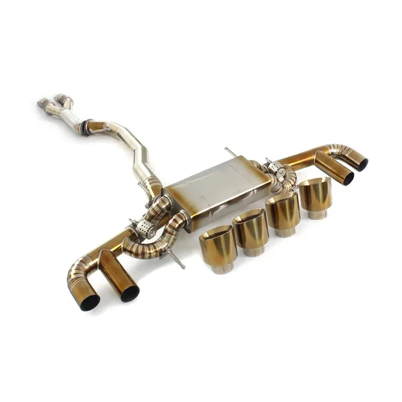 Factory Hot Selling Titanium Catback Exhaust System  GTR/GT-R R34/R35 3.8TT 2008-2022 Escape Car Exhaust Pipes Model M3 3 Series