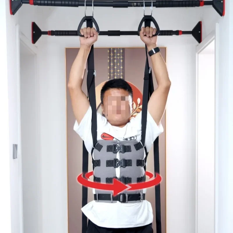 

Пояс для растяжки поясничной тяги, реабилитация поясницы, носилки, пояс для растяжки поясницы, противоскользящий удухающий пояс для упражнений