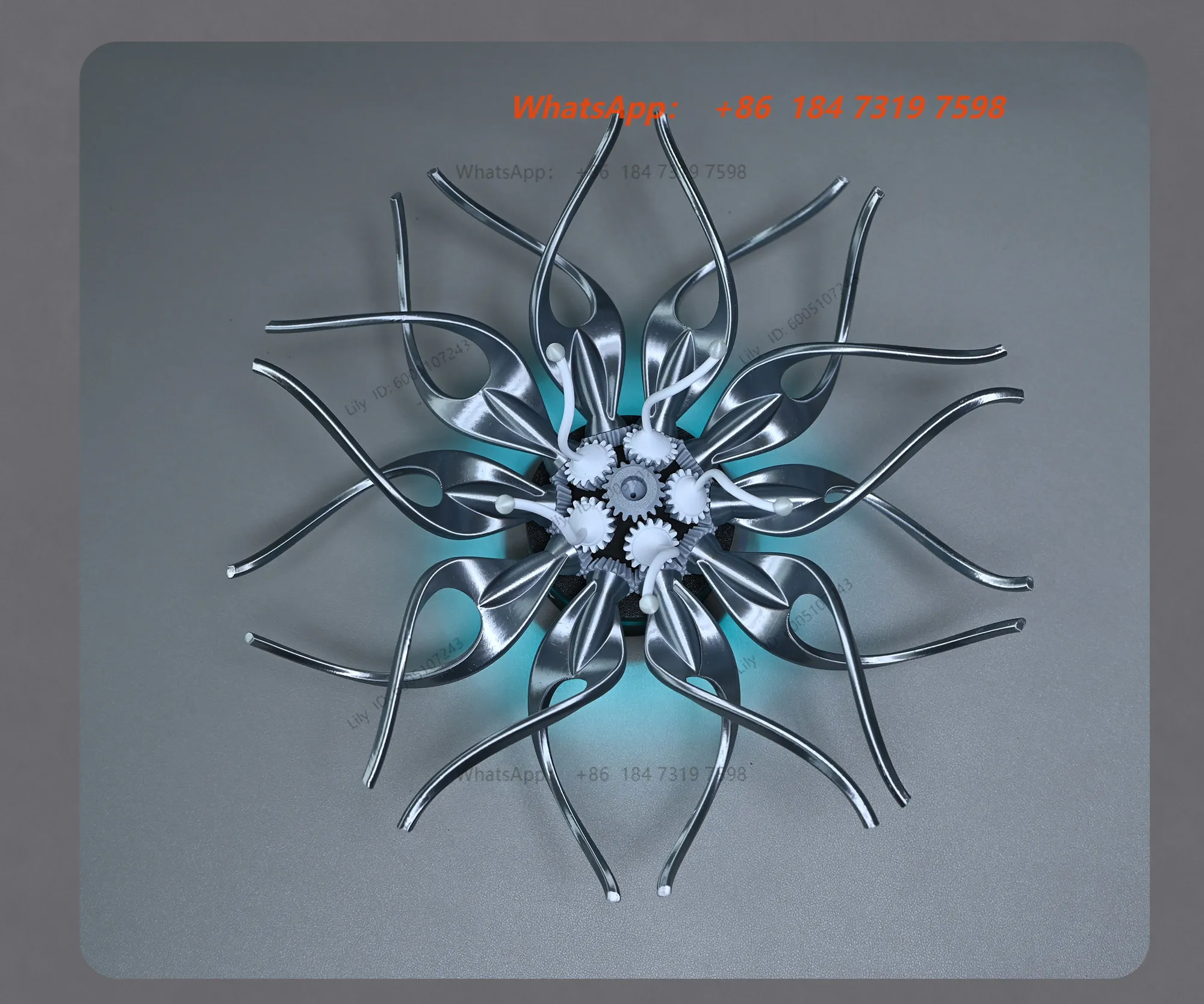 Visual art flower RGB light strip table wall hanging mechanical eternal flower