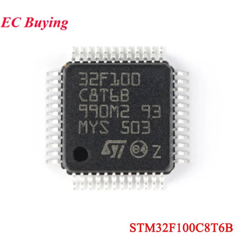 5Pcs/1pc STM32F100C8T6B STM32F100 STM32 F100C8T6B 32F100C8T6 LQFP-48 ARM Microcontroller MCU IC Controller Chip