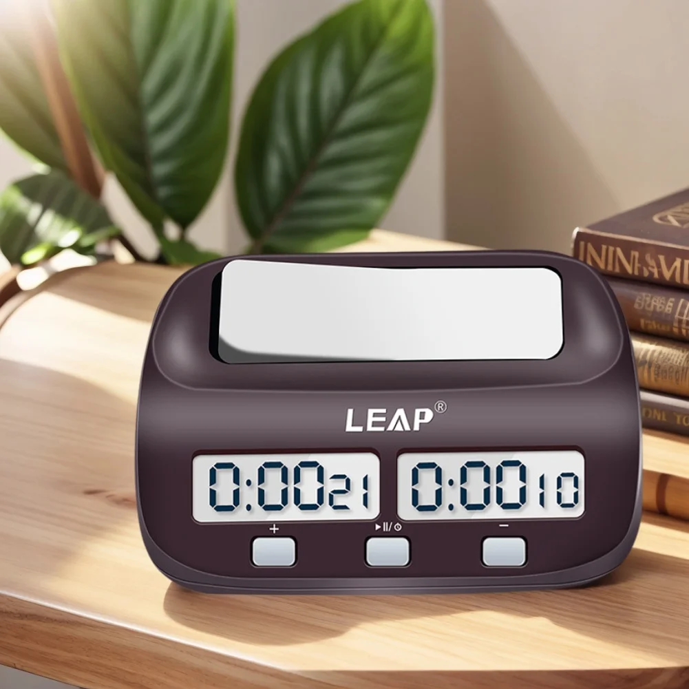 Digital Chess Clock Professional Chess Timer Multi-Function Board Game Timer Battery Powered Game Timer for 2-Player Board Games