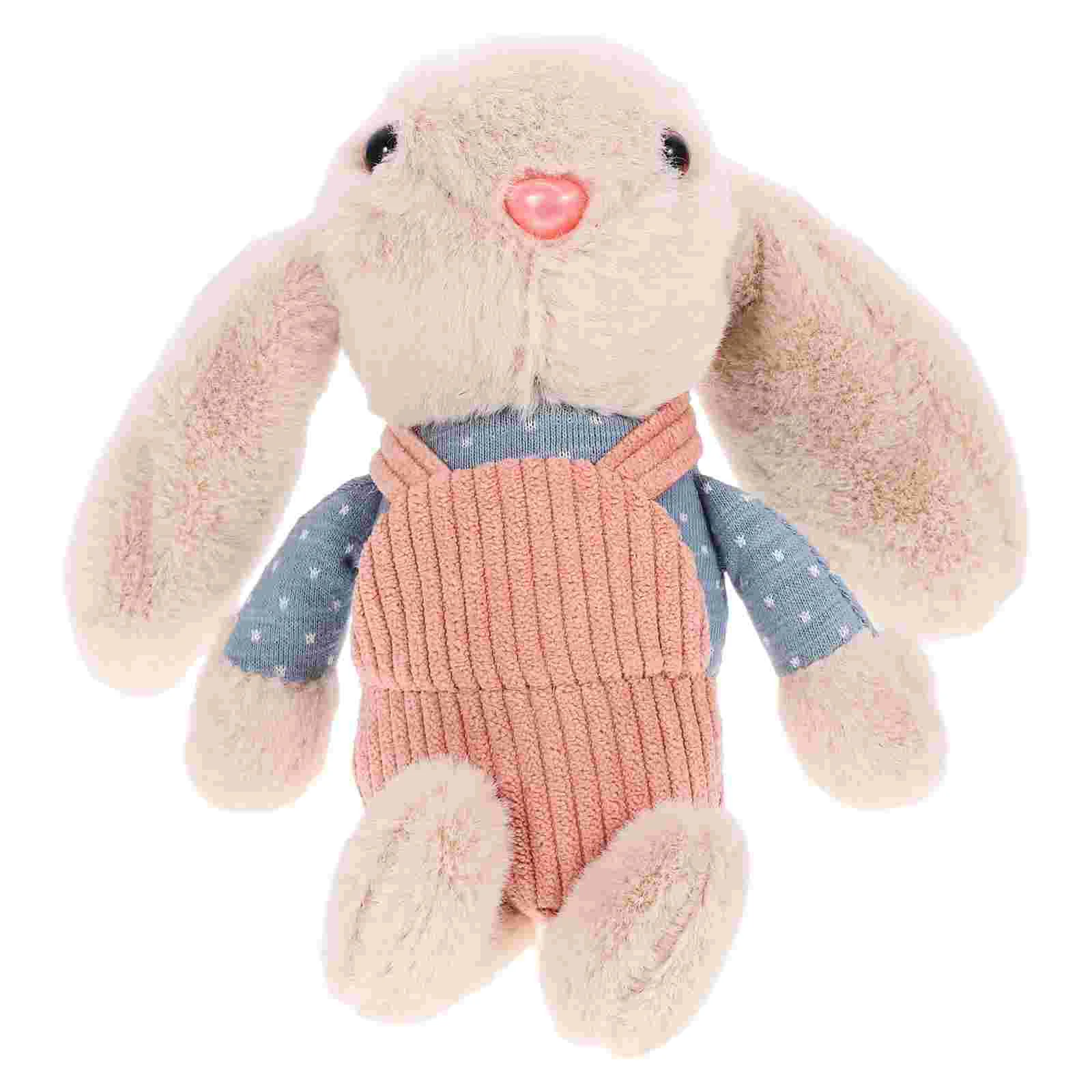 Lobster Clasp Rabbit Plush Toy Miss Keychain Cute Keychains Short Bunny Keyring Pendant