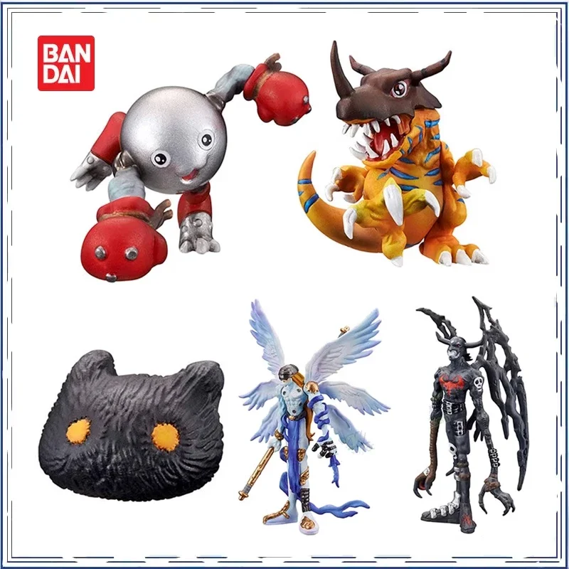 BANDAI Anime Digimon Adventure Botamon Angemon Capsule Toys Christmas Gifts or Collection Genuine Action Figure Model Toys