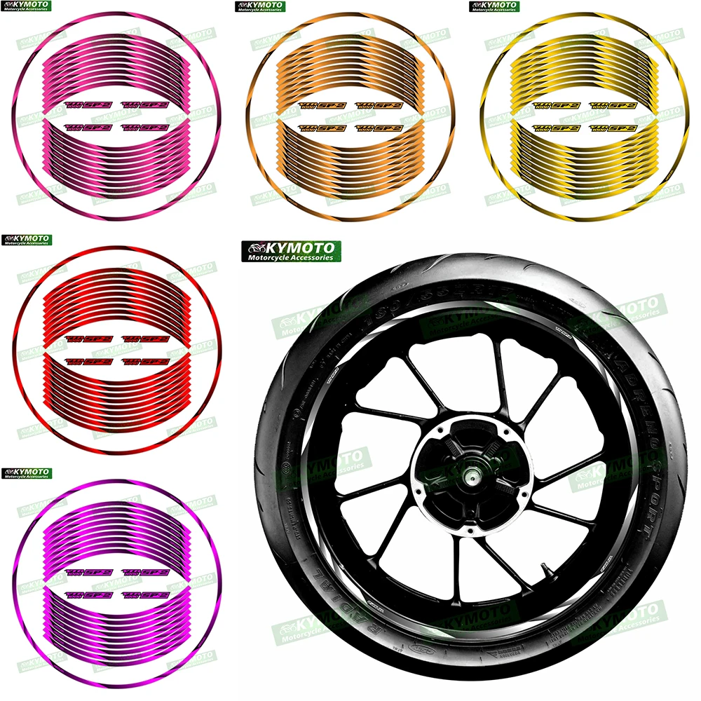 

For Honda VTR1000SP VTR 1000SP motorcycle accessories 17 inch front and rear wheel stickers fairing reflective stickers