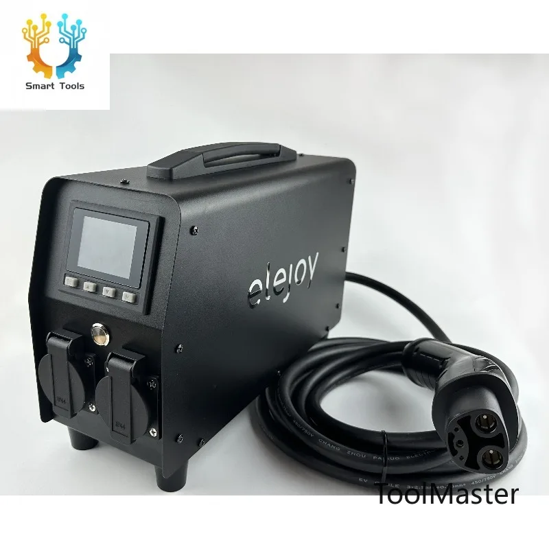 

[Hot Sale] ELEJOY Portable Power Station 3KW V2L 30A EV Discharger Inverter For Nacs Tesla Model 3/Y/S/X USA Version