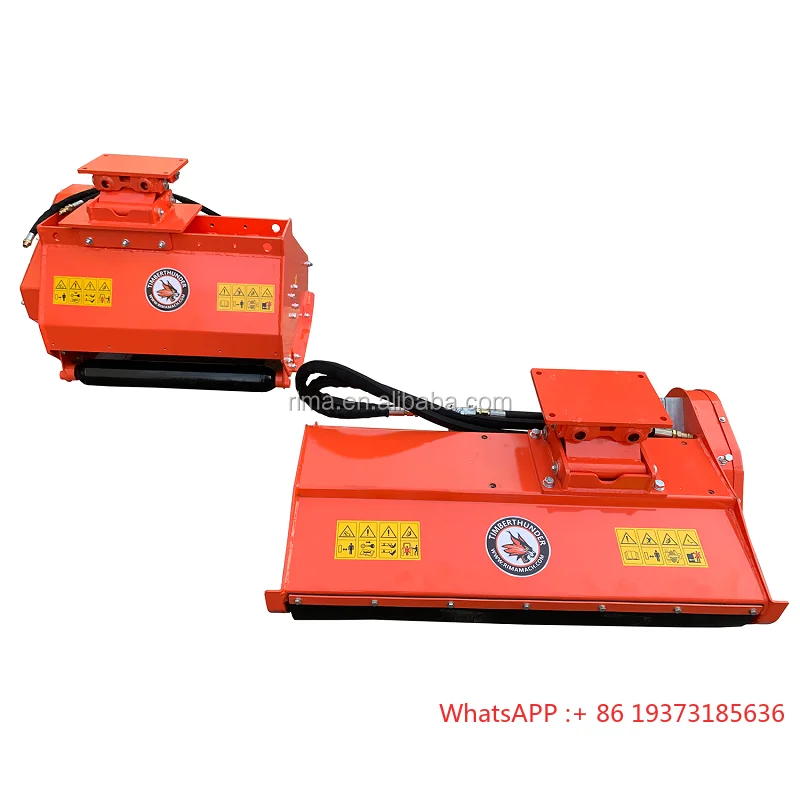 Rasaerba a scaglie per escavatore con CE Rima EM100