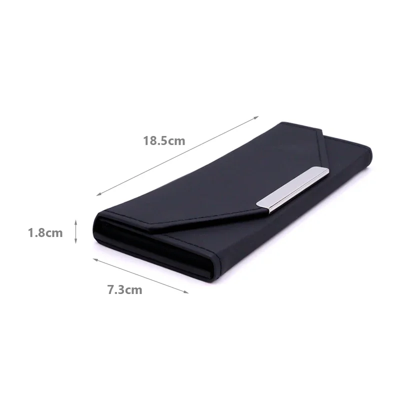 1pcs False Eyelash Tweezer Portable Leather Storage Bag Eyelashes Extension Tweezers Organizer Case Lashes Makeup Tools