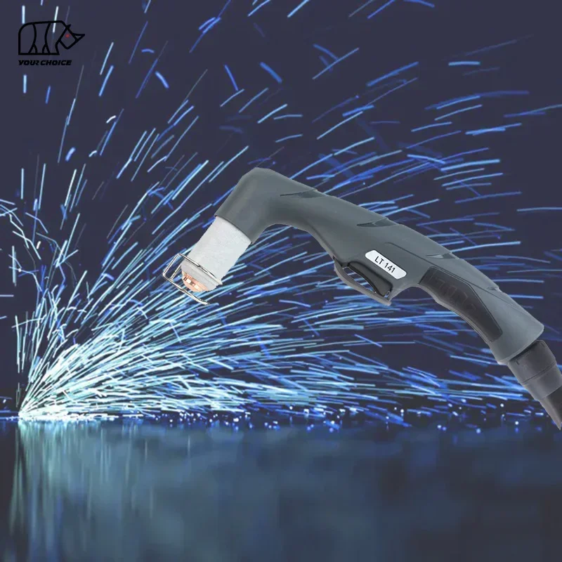 

INWELT Plasma Hand Torch LT141 Air Cooled 140Amp 6M 19.7FT Manual Plasma Cutting Torch A141 With High Frequency