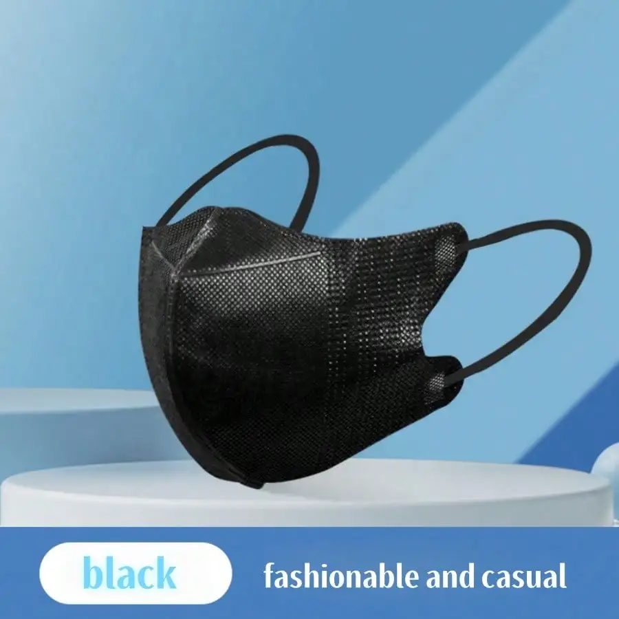 3D Disposable Face Masks, 3‑Layer Lightweight Breathable Slim‑Fitting Fashion Masks for Daily All‑Season Use
