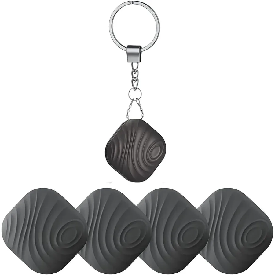 

Findthing Key Finder Smart Tag 4-Pack Bluetooth Tracker with Key Chain for Keys Pet Wallets Backpacks Tablets Coffee Color Comp