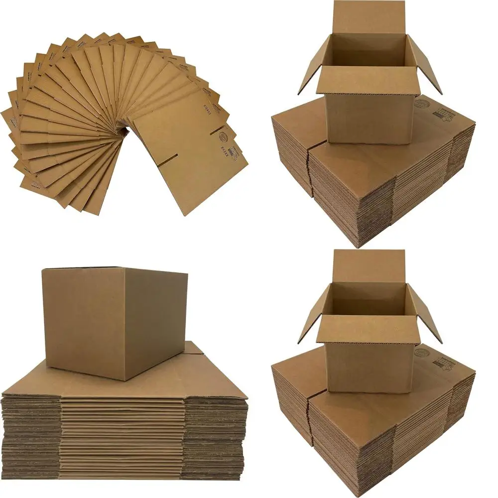 

20-Pack Medium Corrugated Shipping Boxes, 21x14x9 Inches