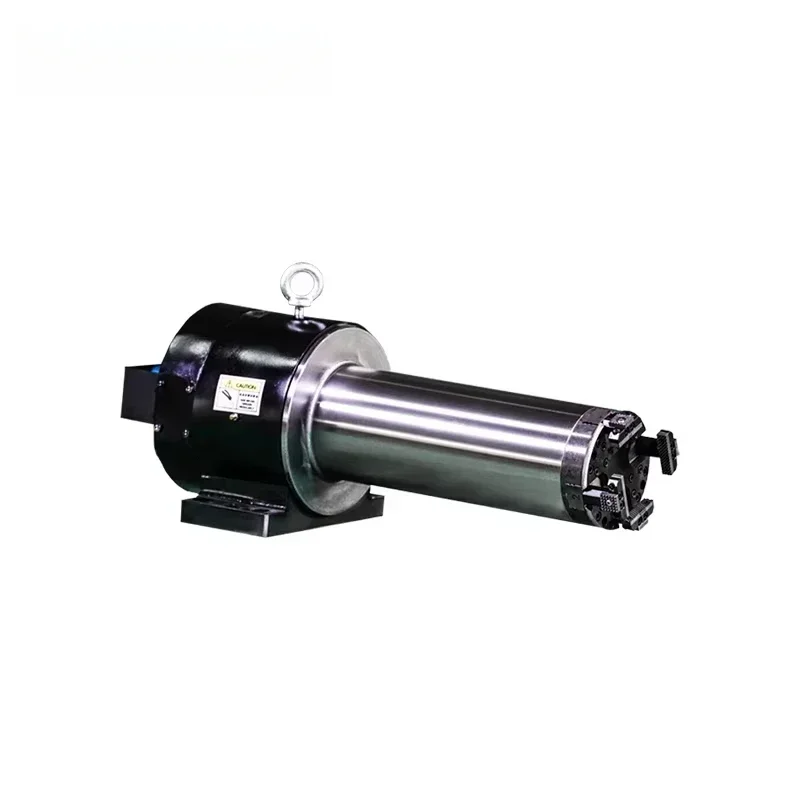 Hot selling double action chuck and split solid pneumatic feed chuck for  tube cutting machine 130mm diameter