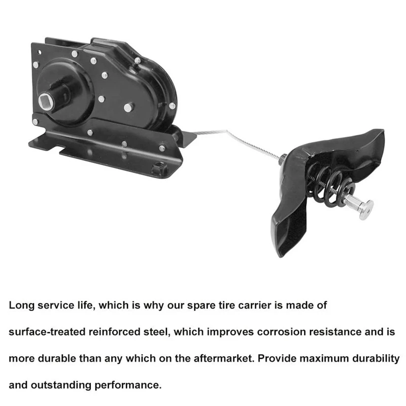 7C3Z1A131A Spare Tire Hoist Spare Tire Winch Carrier Compatible For Ford F-250 F-350 F-450 F-550 Super Duty 924-528