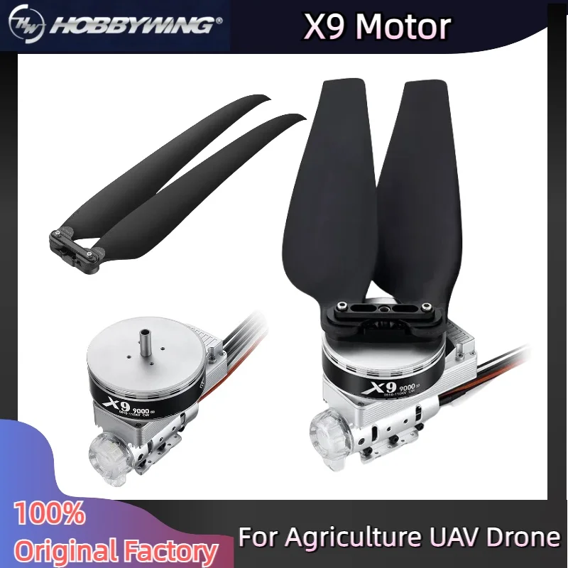 

Hobbywing Original X9 Power System Drone Motor ESC 34inch 3411 Propeller Engine Motor UAV Drone Accessories Agricultural Spray