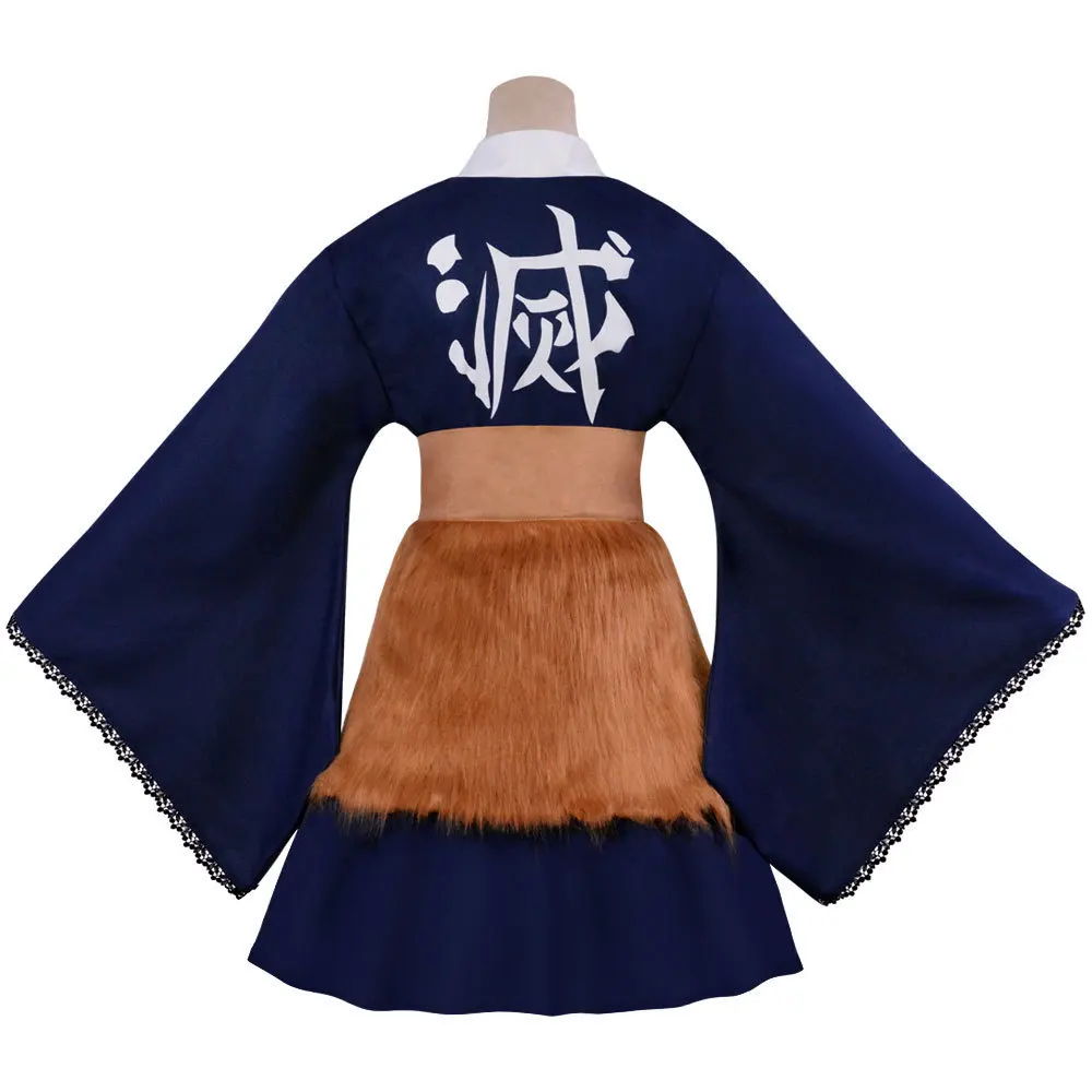 Kostium Cosplay Yukata na Halloween, Strój Pokojówki, Spódnica, Kimono, Ubrania Cosplay Anime dla Dziewcząt, Ubrania Szkolne