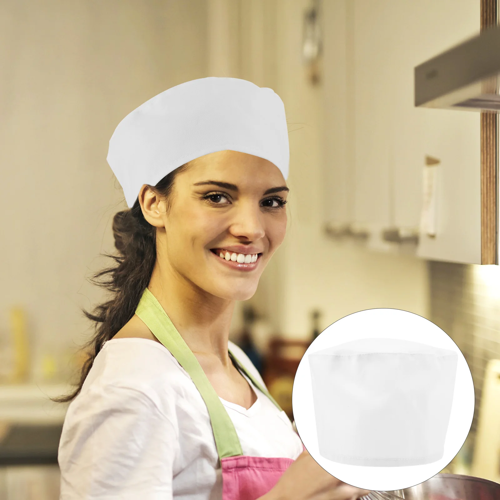 

Work Hat Kitchen Working Doctor Dust-proof for Chef Caps Hats Women Cotton Cooking Bakery Serving