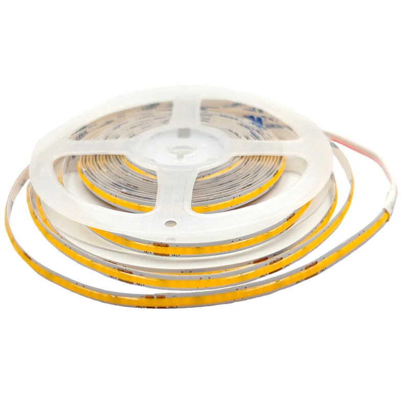 

50m 5mm COB LED Strip 24V 320 LEDS/M Plated CRI90 Warm White 2700k 3000k Natural White 4000k White 6000k 6500k Wine Cabinet