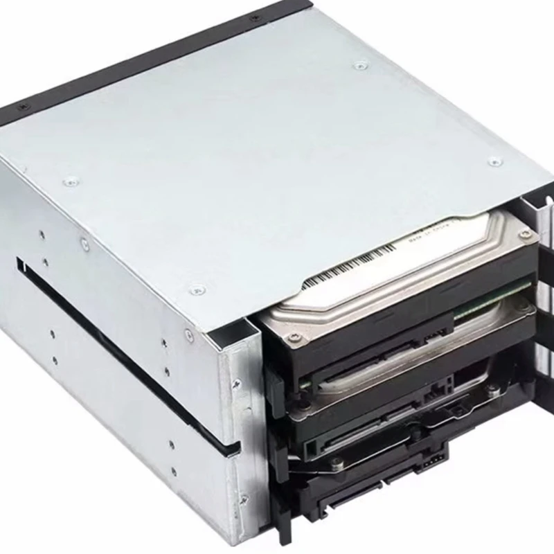 3-Bay Hard Drive Cage Rack 2Xoptical Drive Space To 3X3.5 Inch Hard Drive Space 2 Chassis Drives In The Chassis, Easy To Use