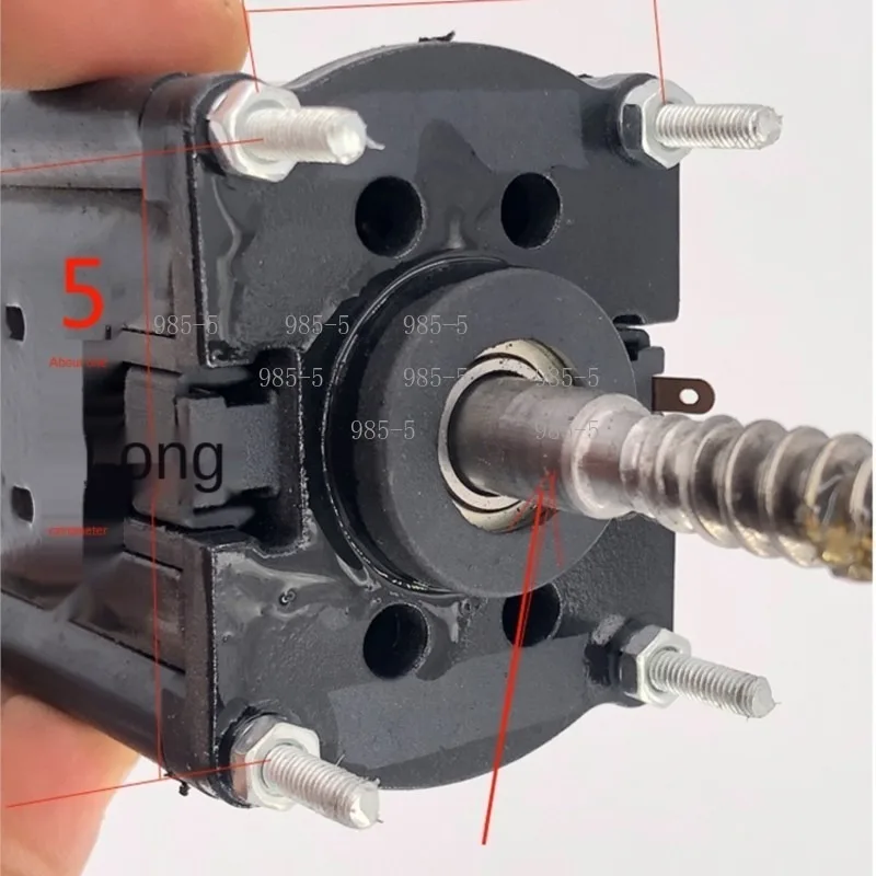 Double Head Massage Chair Motor Parts 220V Double Shaft DC24V Waist Motor for Backrest and Massage Cushion