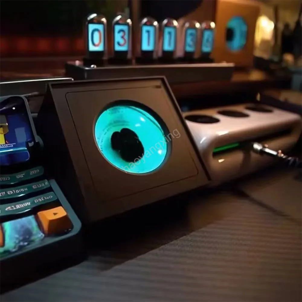 New Magnetic Fluid Music Rhythm Light, 5 Colors, Desktop Atmosphere Companion, Creative Gift, Girlfriend Birthday Gift