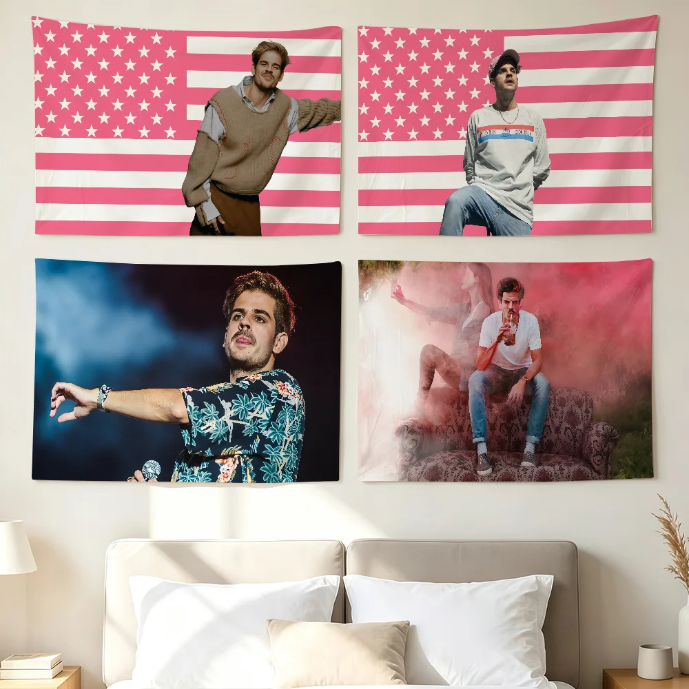 Polish Rapper T-Taco H-Hemingway Flag Wall Decorations Home Decor Suitable For Living Room Bedrooms Dormitories Parties Holidays